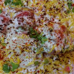 Dahi Tikki Chat A picture of Dahi Tikki Chat.