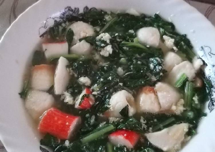 Resep Sayur caisim seafood Anti Gagal