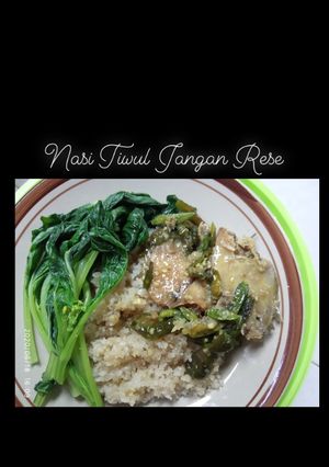 Foto resep Nasi tiwul jangan rese (ikan asin)