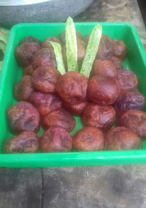 Foto resep Bola bola ubi ungu enak🍠🍠🍠🍠🍠