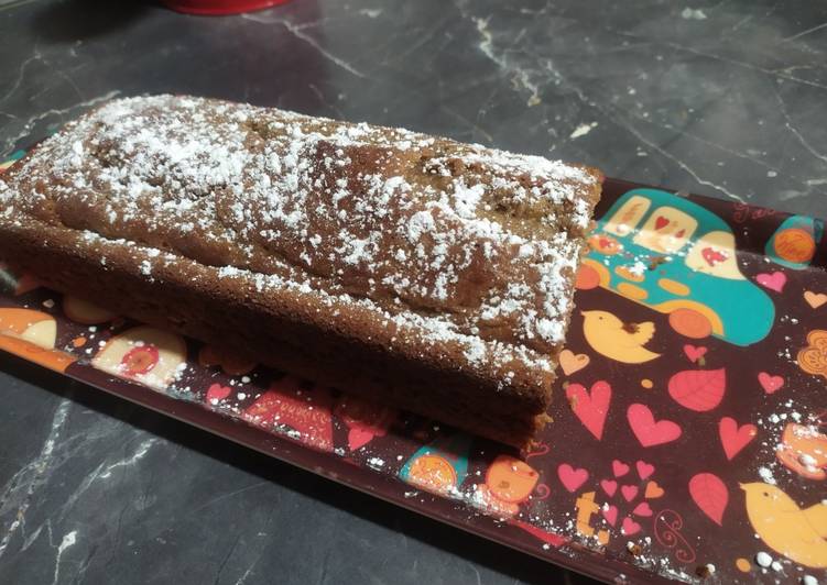 Bizcocho de plátano esponjoso