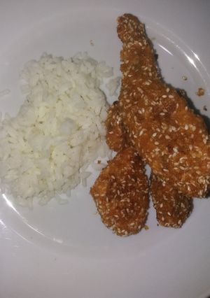 Una foto de Botoncitos de pollo crocante