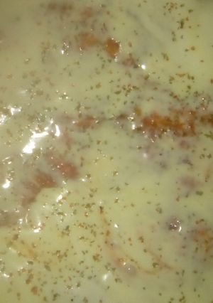 Una foto de Pizza de jamón y queso