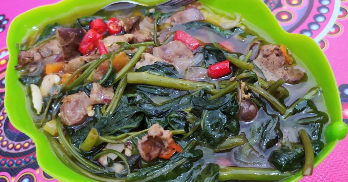 16 resep  tumis  kangkung  ati ampela enak  dan sederhana 