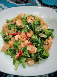Foto resep Brokoli Udang Saus Tiram