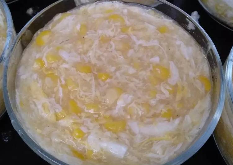 Resep Cara bikin sop jagung telor Yang Menggugah Selera