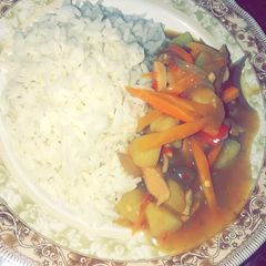 Curry chicken soup 😋 A picture of Curry chicken soup 😋.