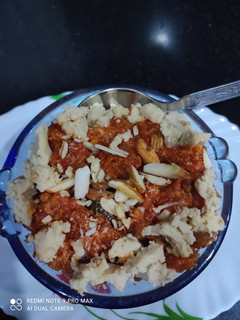 A picture of Gajar ka halwa.