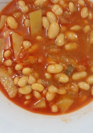 عکسی از دستور خوراک لوبیا سفید