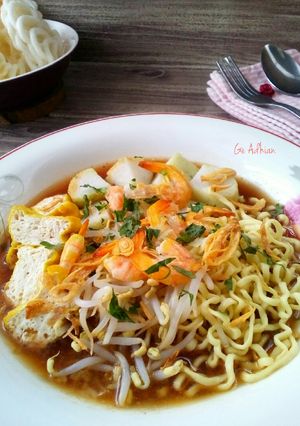 Foto resep Lontong Mie