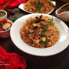Herbed Capsicum and Corn Rice A picture of Herbed Capsicum and Corn Rice.