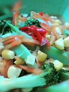 Foto resep Sauted Rainbow Veggies/Tumis Sayur Pelangi