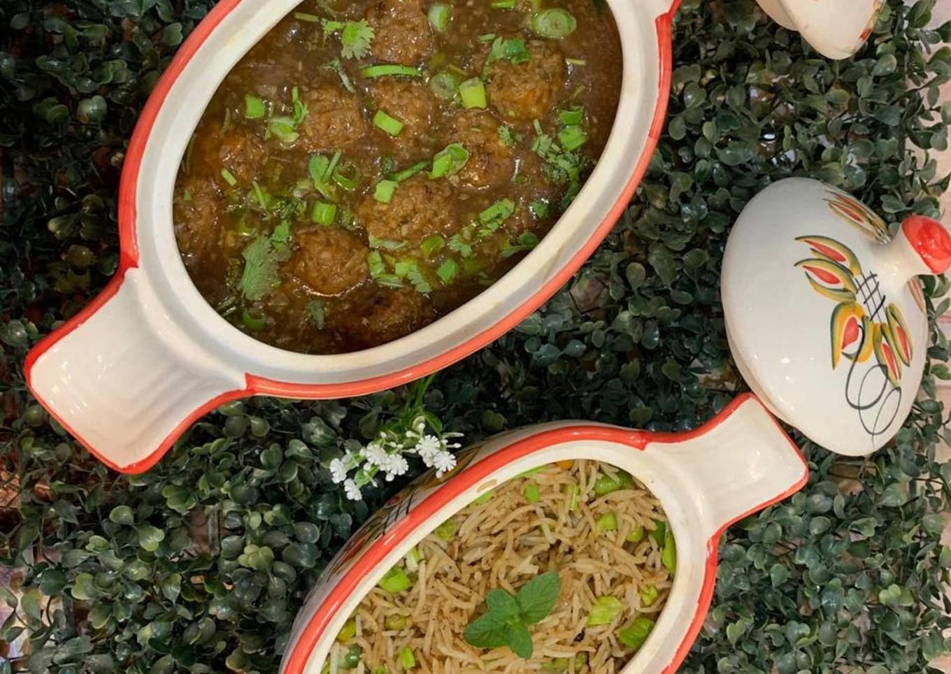 Fried Rice With Manchurian