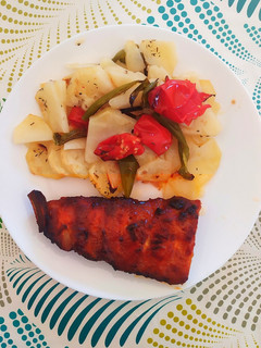 Una foto de Costilla con miel y mostaza