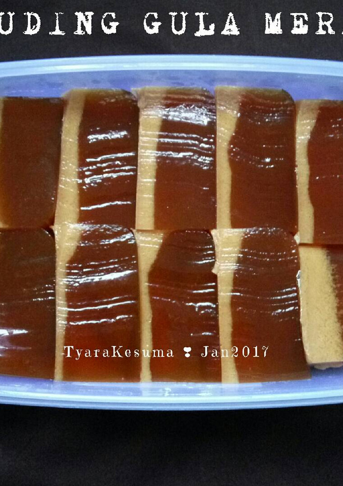 Foto resep Puding gula merah