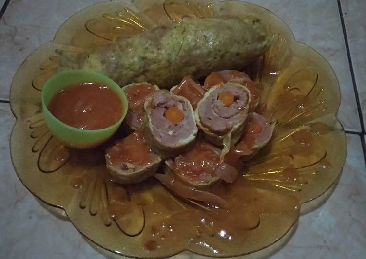 Meat Rolade with Tomato Sauce