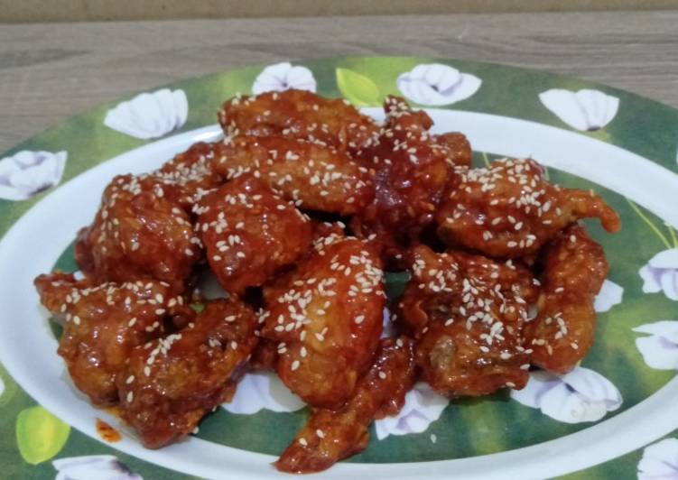 Bagaimana Membuat Ayam Goreng Korea (Korean Fried Chicken), Enak