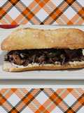 Sándwich mongoliano con salsa de cerveza