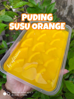 Foto resep Dingsu Orange (Puding Susu Jeruk)