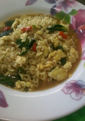 Foto resep Mi kopyok "mie gepeng instant" kilat