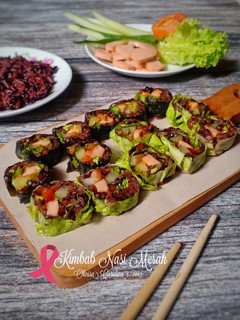 Foto resep Kimbab Nasi Merah