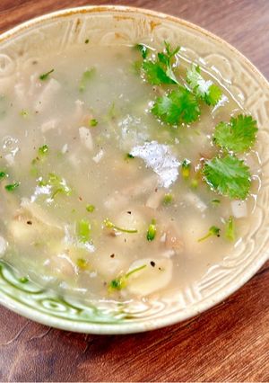 Hình của món Xúp hạt sen.