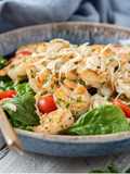 Keto: Shrimp Spinach Salad