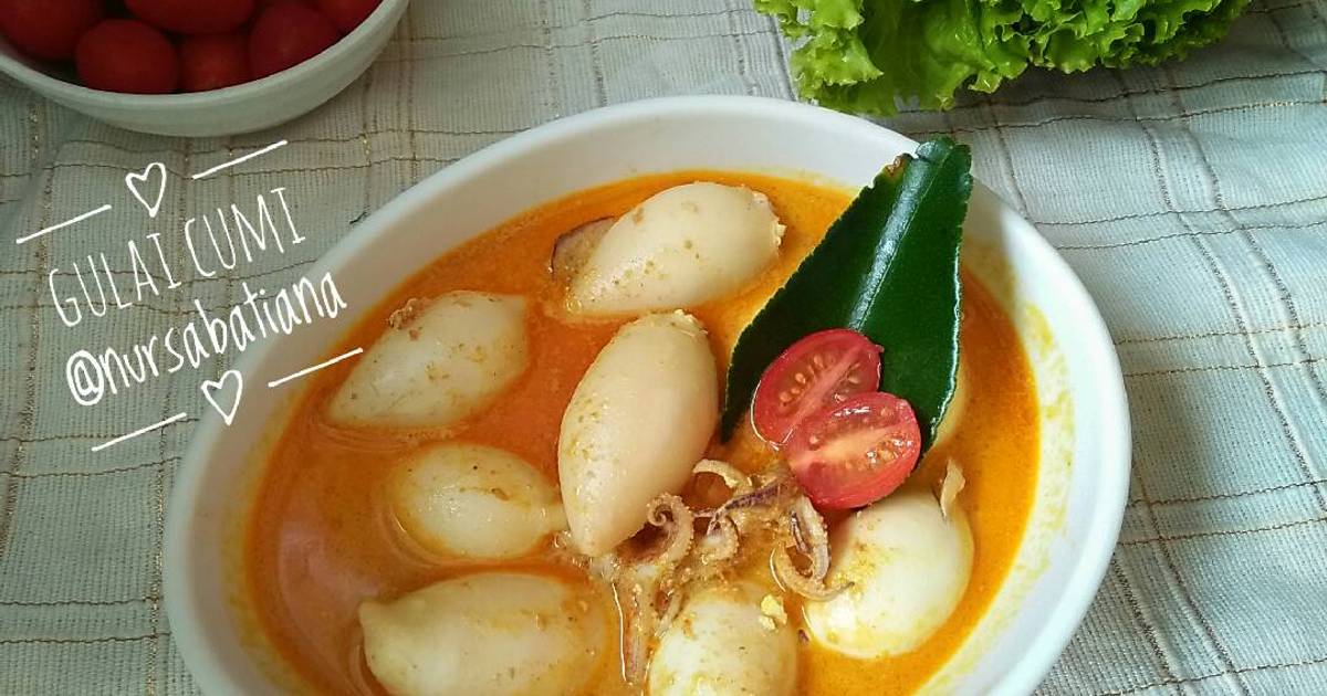 Resep Gulai Cumi Cumi Oleh Nur Sabatiana Cookpad