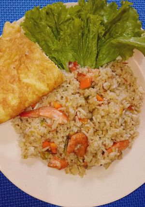 Foto resep Nasi goreng seafood