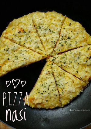 Foto resep Pizza nasi (mpasi 12m+)