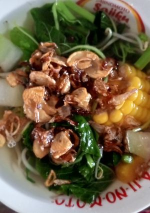 Foto resep 🌿 Sayur Bening Segar Tabur Bawang Goreng