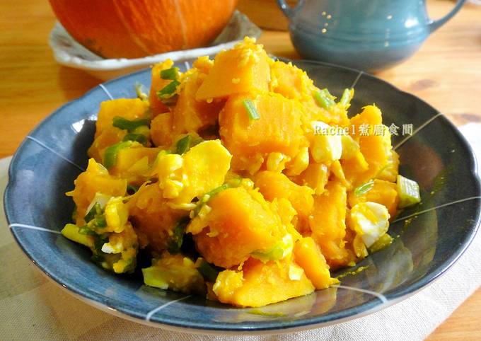 Rachel煮廚食間發表的鹹蛋南瓜食譜 Cookpad