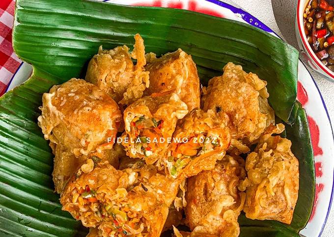 Resep Tahu Bunting Isi Sayuran Pedas Resep Tahu Bunting Isi Sayuran Pedas