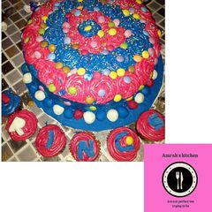 A picture of Birthday cake.