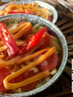 Foto resep Steamed Macaroni Schotel #sarapan #harikeempat