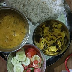 A picture of Aloo ki sabzi.