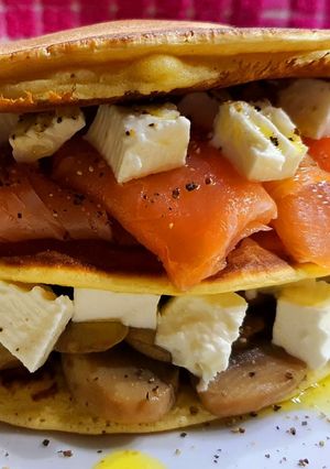 Foto di Pancakes sandwich