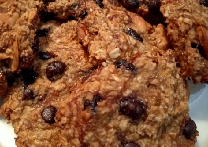 Banana Oatmeal Cookies (No Sugar, No Gluten, No oil)