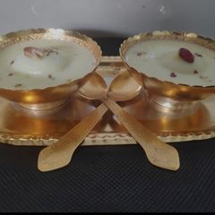 A picture of Kesar - Rasmalai.