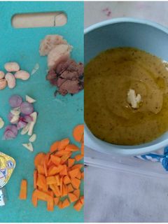 Foto resep MPASI 6 BULAN (MENU LENGKAP): BUBUR HATI AYAM