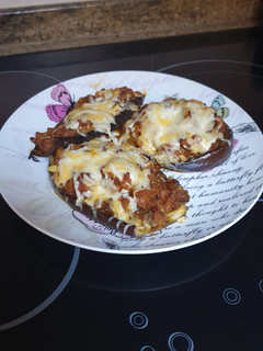 Una foto de Berenjenas rellenas