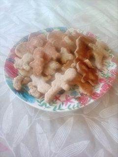 Una foto de Galletas sin huevos ni mantequilla para mis abuelos 😘😘