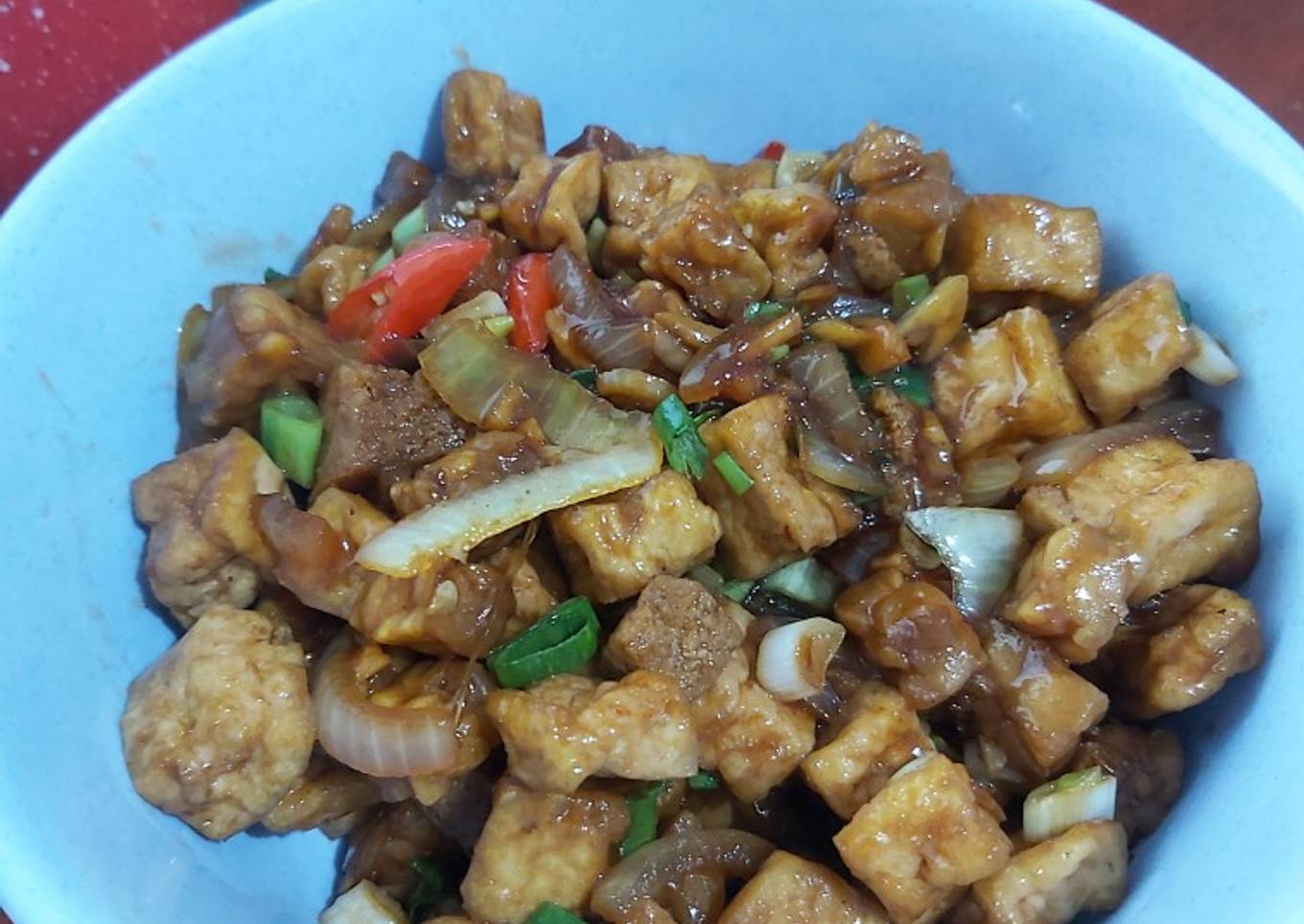 Oseng Tahu Tempe Teriyaki