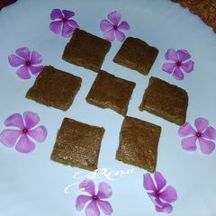 A picture of Besan Barfi.