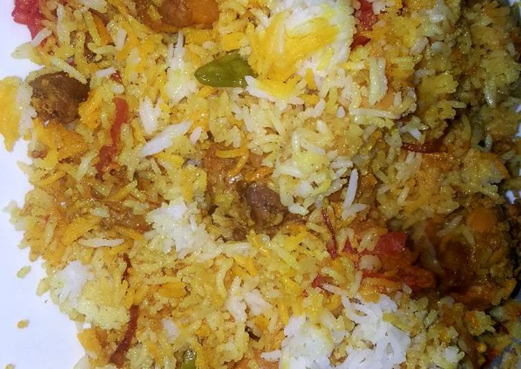 Mughlai chicken baryani