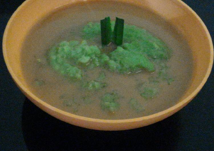 Bubur sumsum pandan