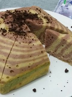 Foto resep Bolu kukus pop ice taro no mixer