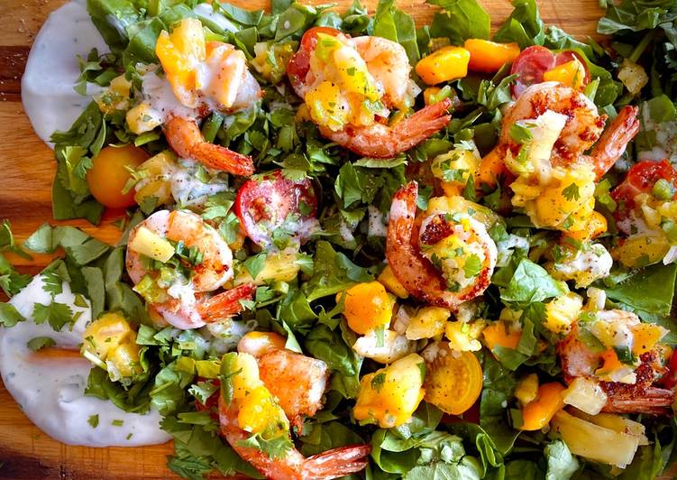 How to Prepare Perfect Summer Heat Taco shrimp salad board