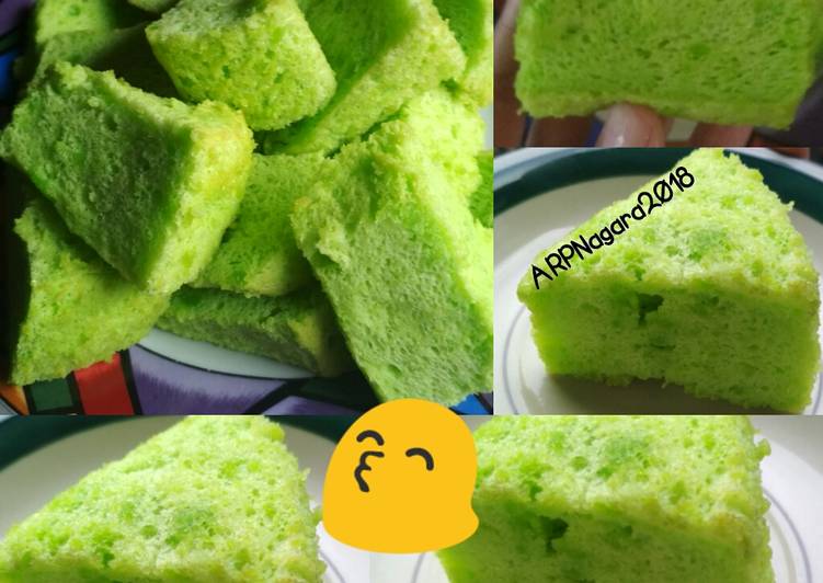 Cara memasak Chiffon cake putih telur pandan lembuut #Rabubaru gurih