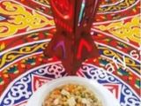 شوربة مكرونة بالفراخ والبسلة